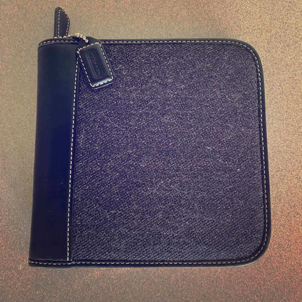 Vintage Authentic COACH CD Case
